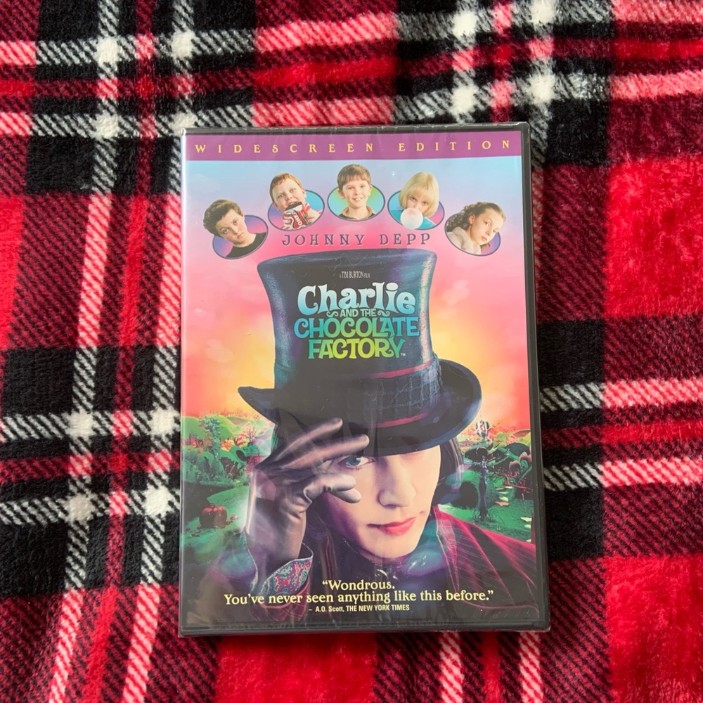 Brand new Charlie and The Chocolate Factory DVD